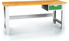 Workbenches alcera UNI - board - foot - container 700 - 1055 x 2000 x 700